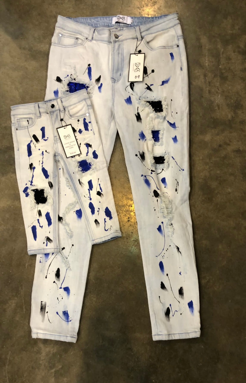 Dna - Jeans Royal Blue / Black / Royal Blue Patch August 2021