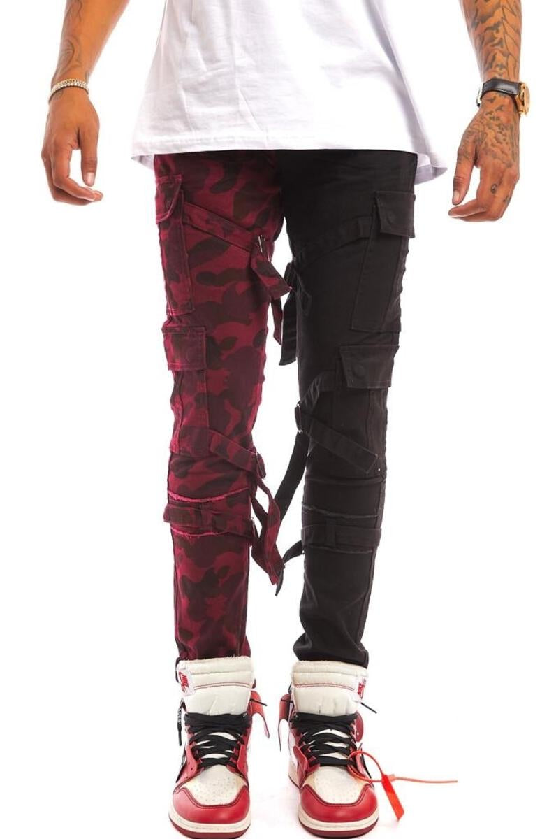 Reelstic - Camo Maroon / Black