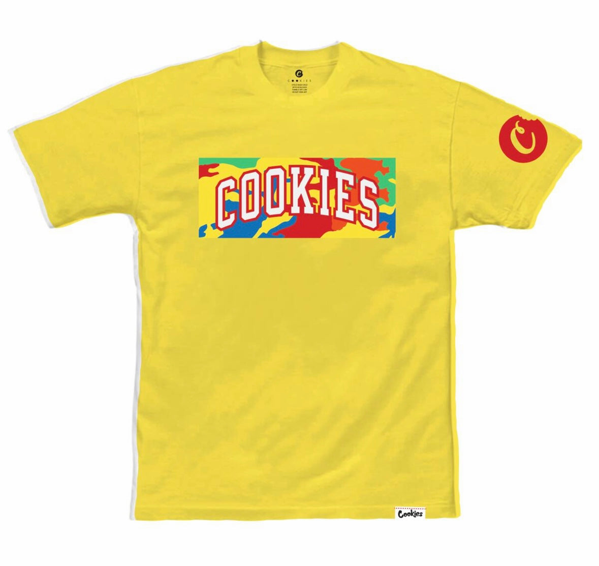 Cookies - Yellow White Tee