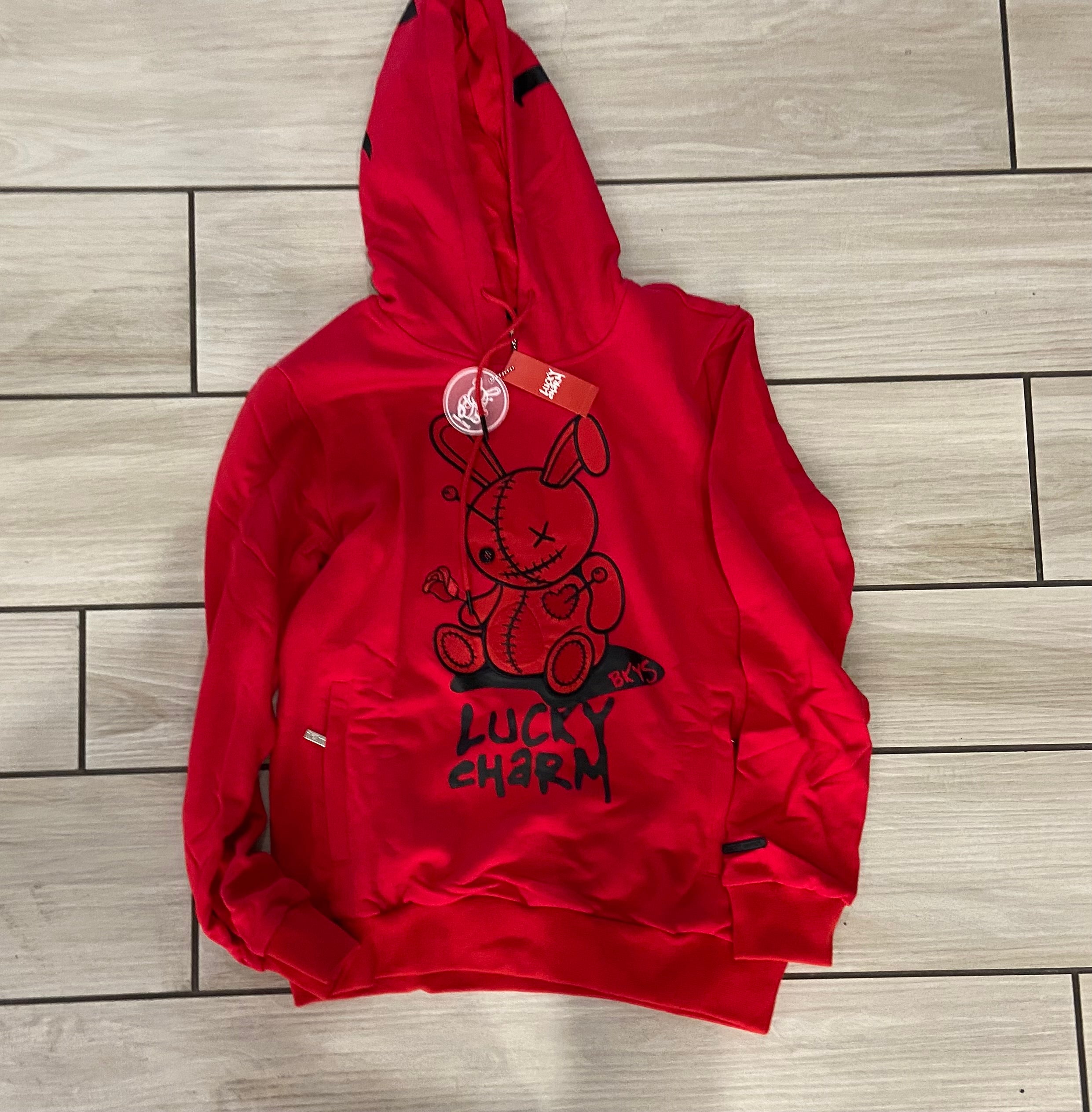 Black Keys - Hoodie Lucky Charm Red Black Hoody