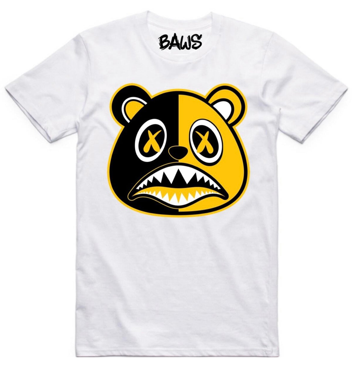 Baws - Yayo Scar White Gold Black Tee