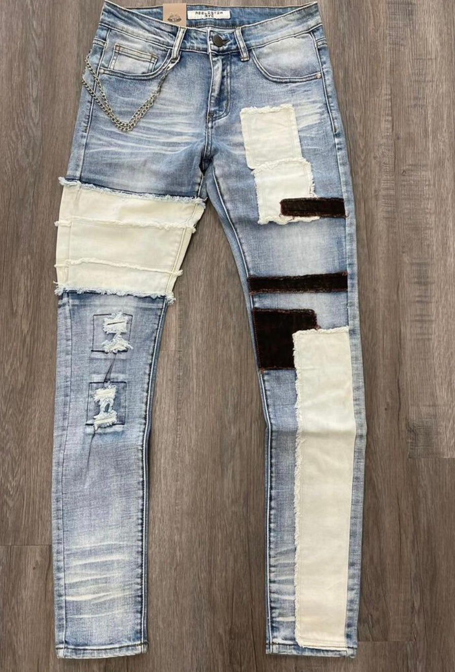Reelistik - ESTERO Patch Work Premium Stretch Denim (RST-4132)