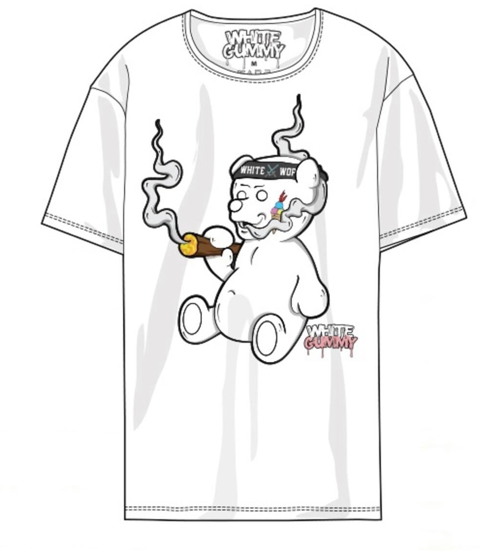 WHITE GUMMY - BEAR TEE (321-40267-WHT)
