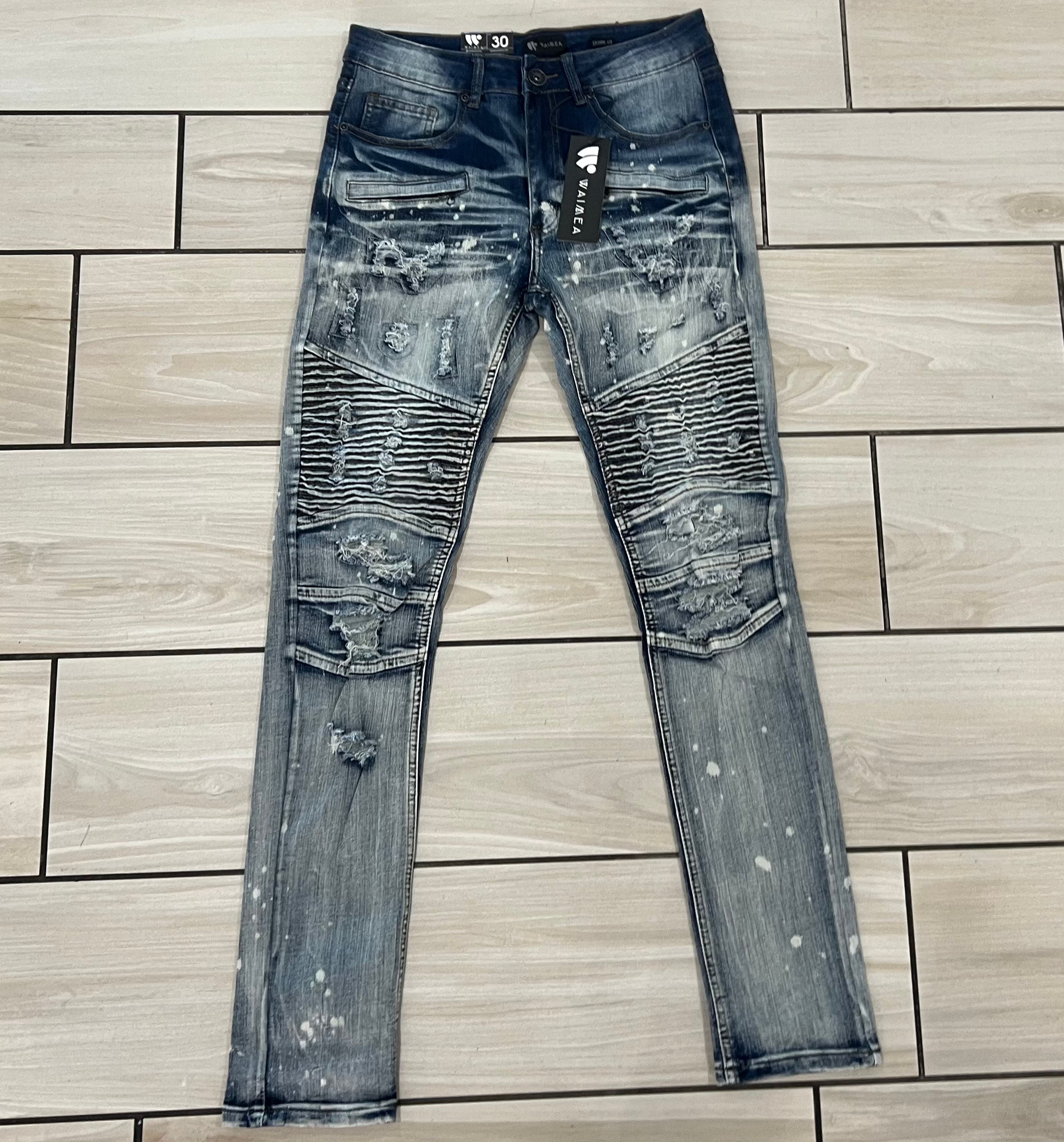 Waimen - M4774DA Lt Indigo Blue Jean
