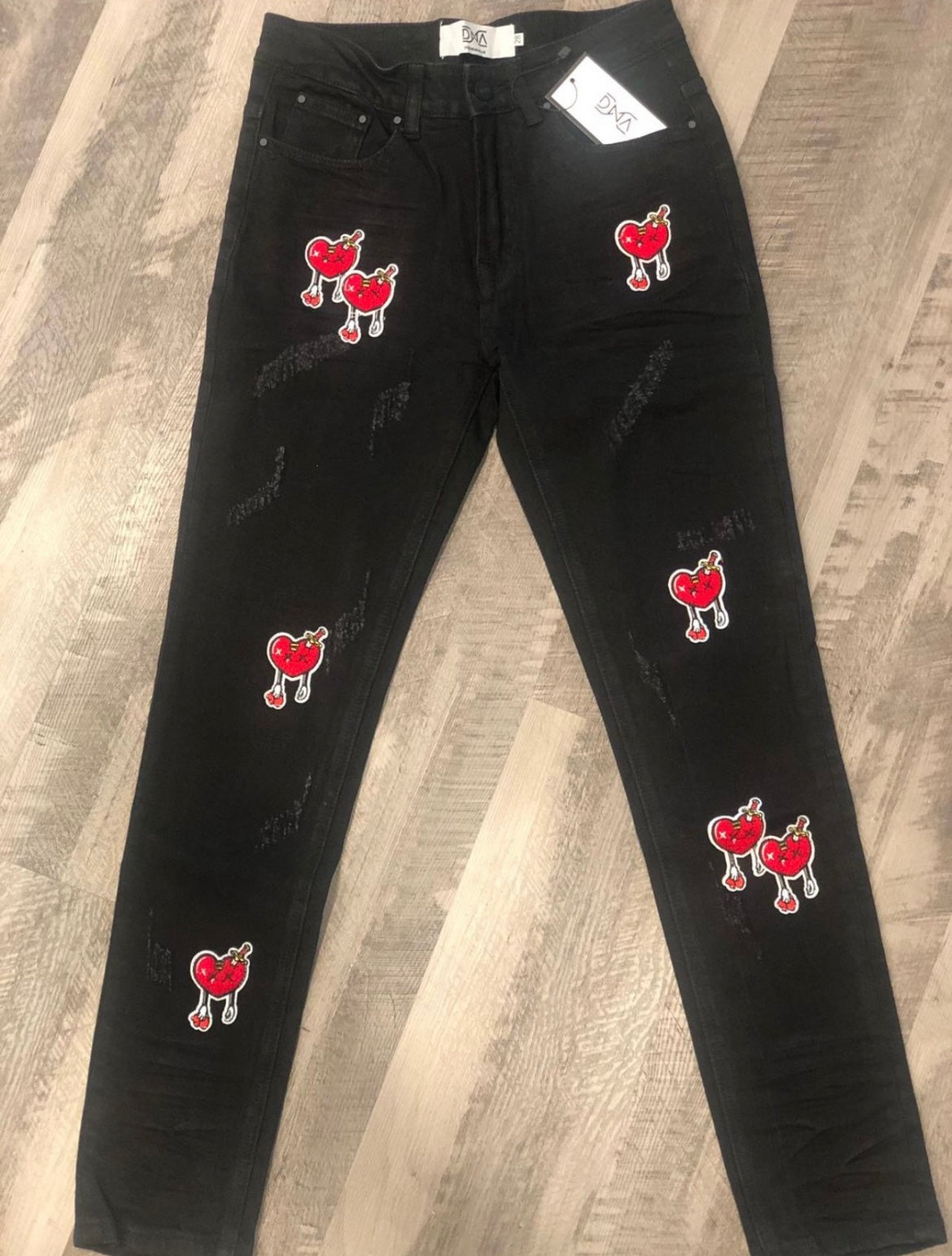 DNA - Jean Valentine’s Day black red jean