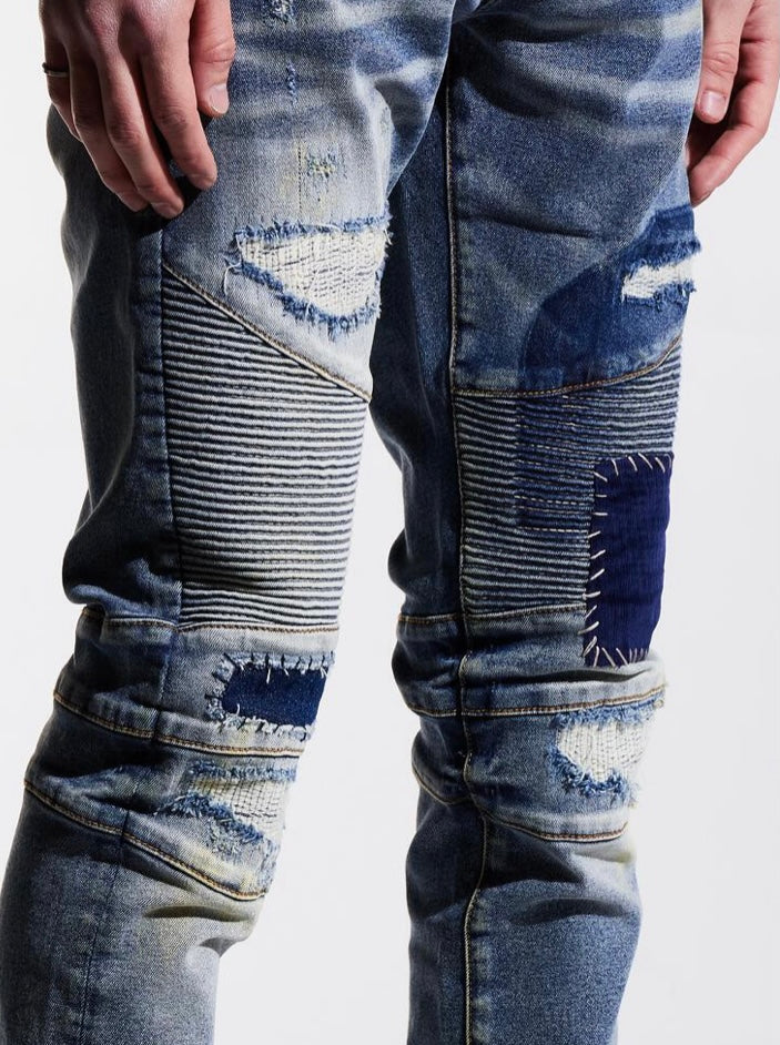 Crysp - SKYWALKER BIKER Patch Dark Blue