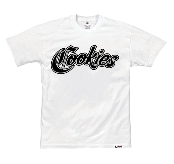 Cookies CAVIAR White / Black Tee Empire Clothing Shop