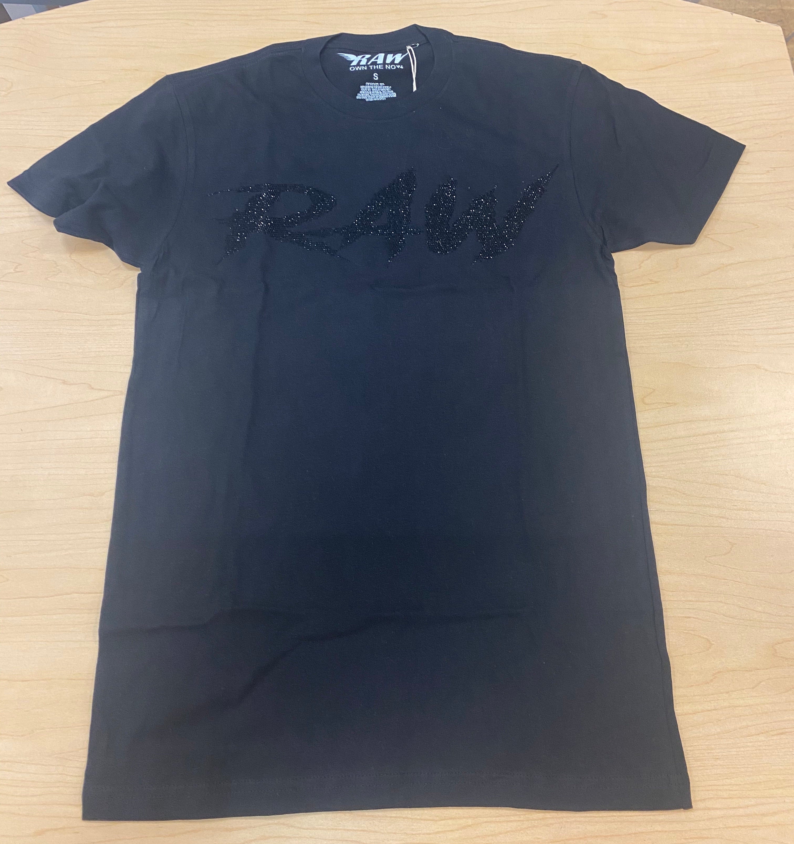 Rawalty - Bling Raw Black / Black Tee