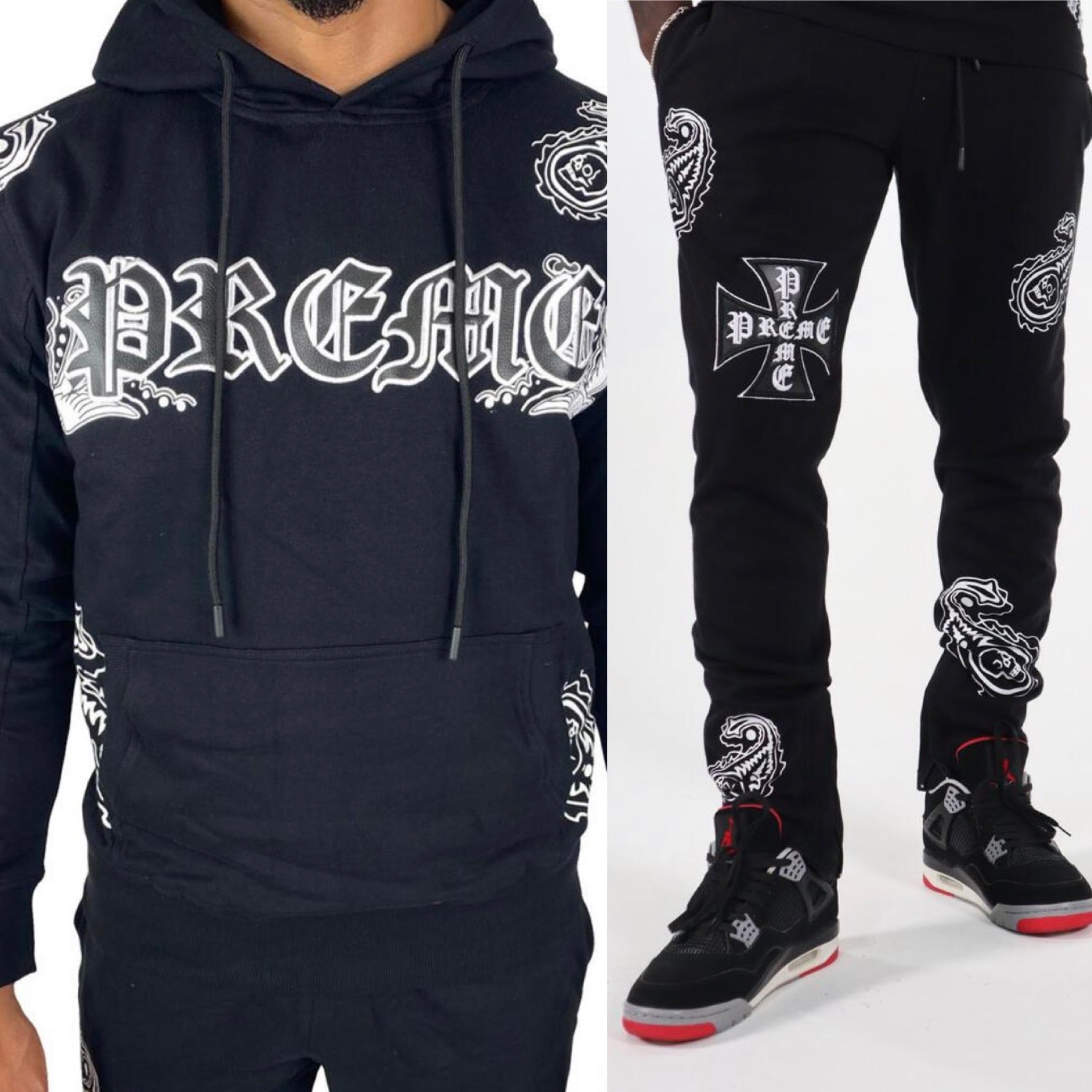 Preme - Black Jogging Set