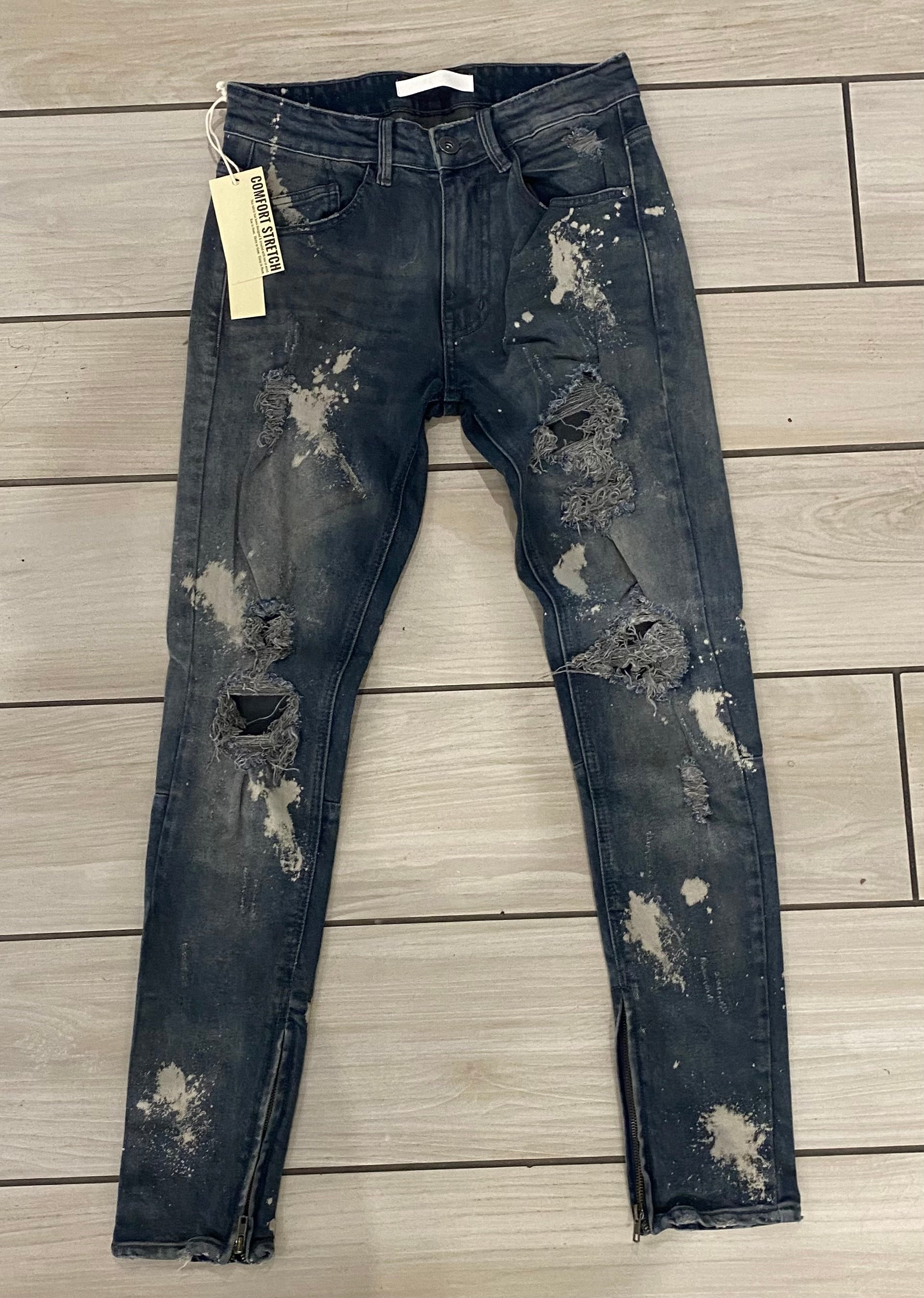 KDNK - Style NO : KND4344 Charcoal Blue Jean