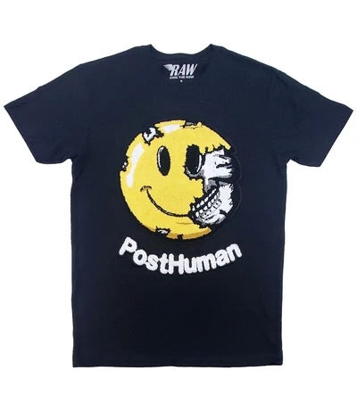 Rawalty - Smile Post Human Black Tee