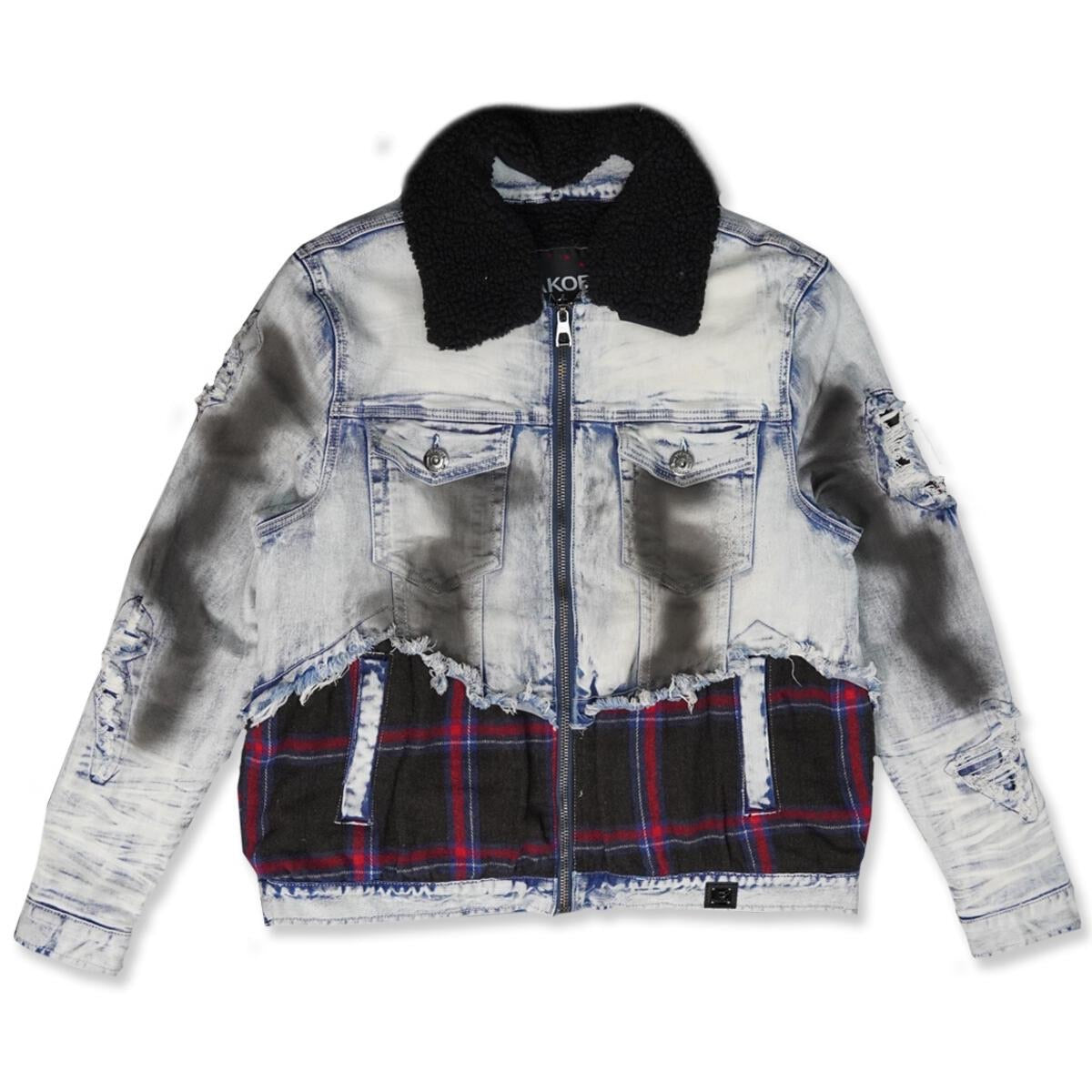 Makobi - Jacket MAKOBI DENIM JACKET W/ SHERPA LINING (M1035)
