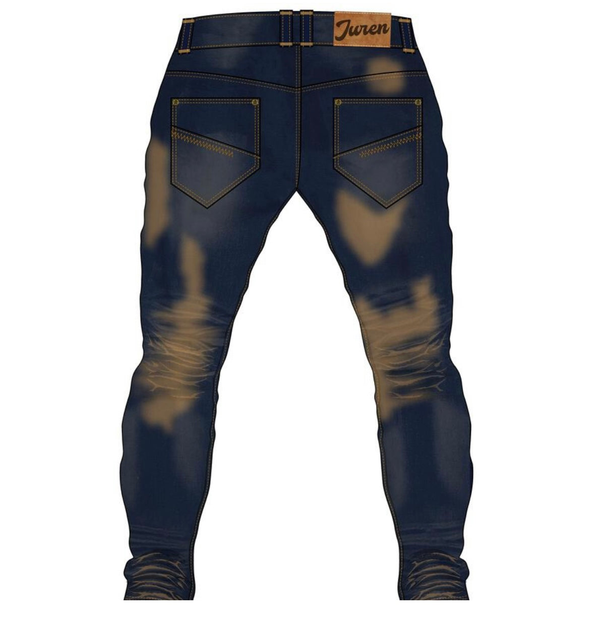 Blac Leaf - Juren Denim Jean