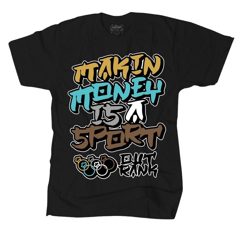 OutRank - Makin' Money Black Tee