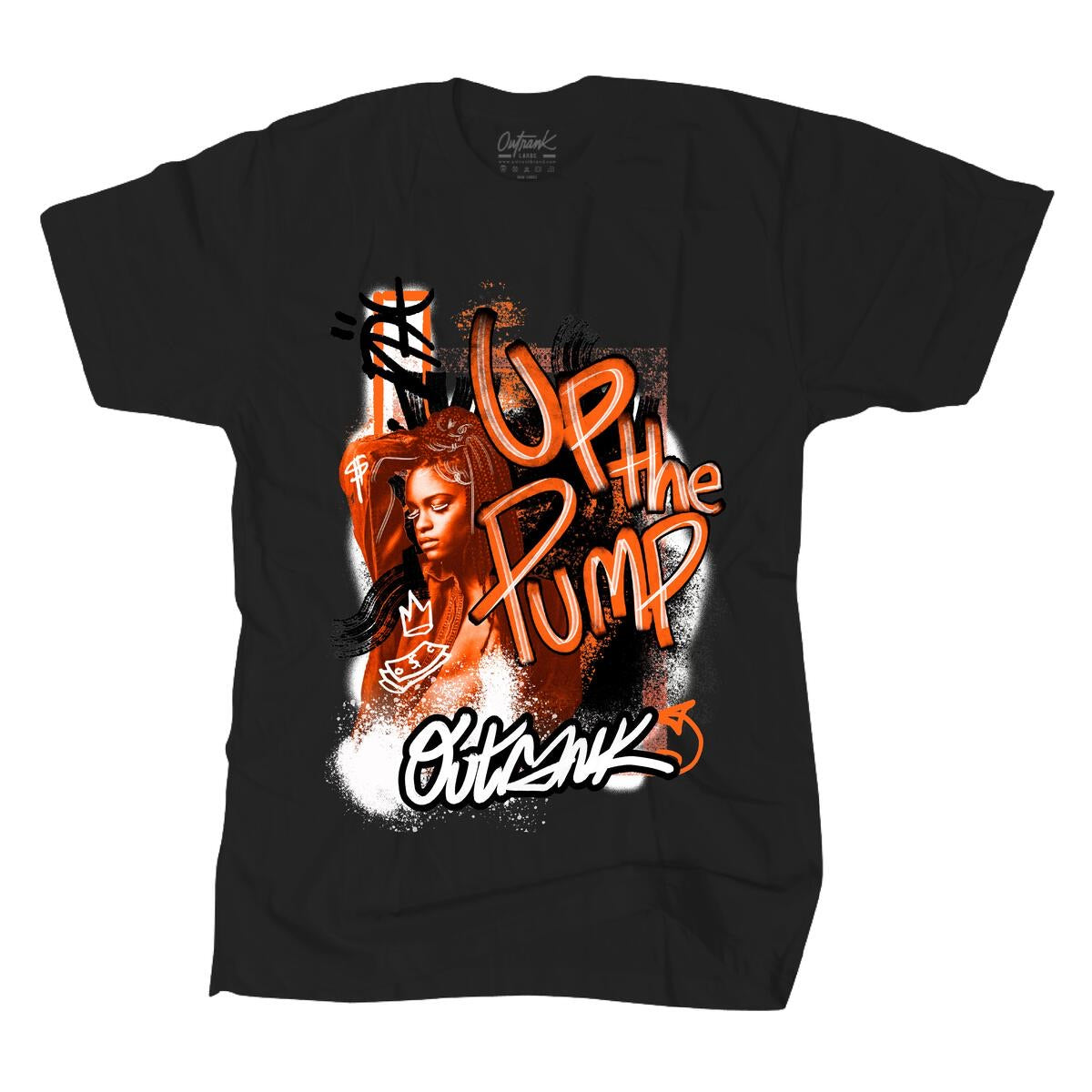 Outrank - Up The Pump Black Tee