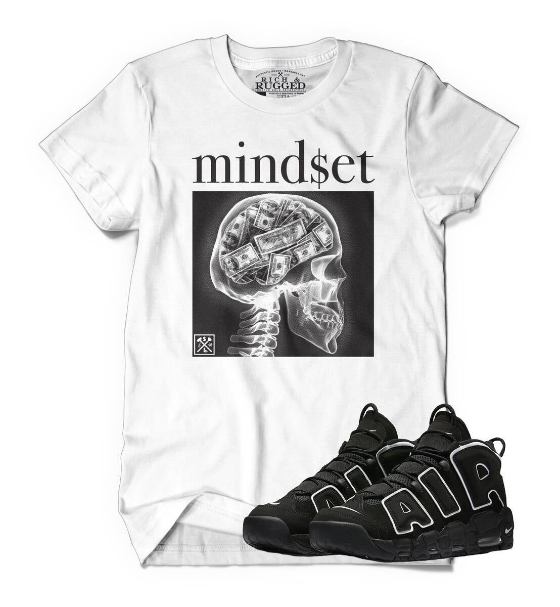 Rich & Rugged- MindSet White Tee