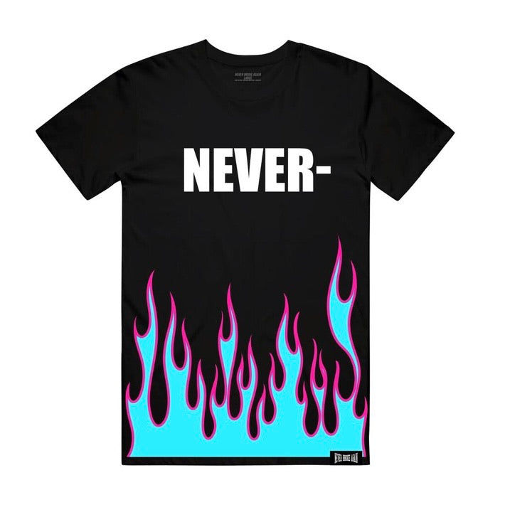 Never Broke Again - NEVER Flame Black Tee
