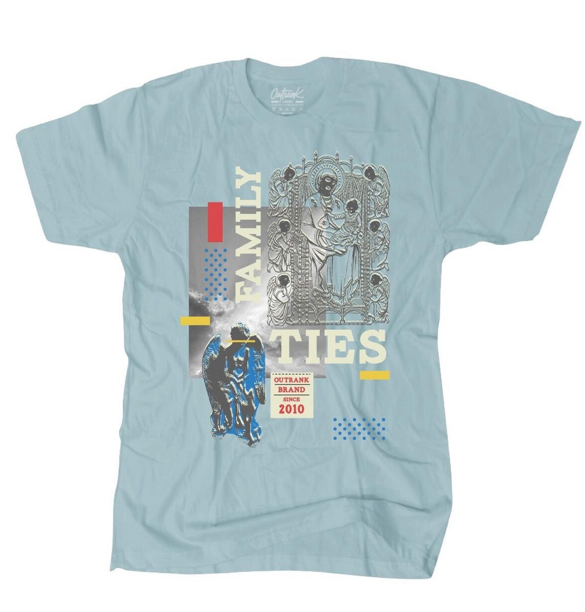Outrank - Family Ties sky blue tee