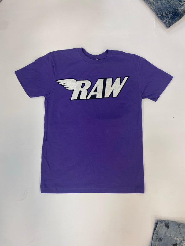 Rawalty - RAW Purple / White Tee