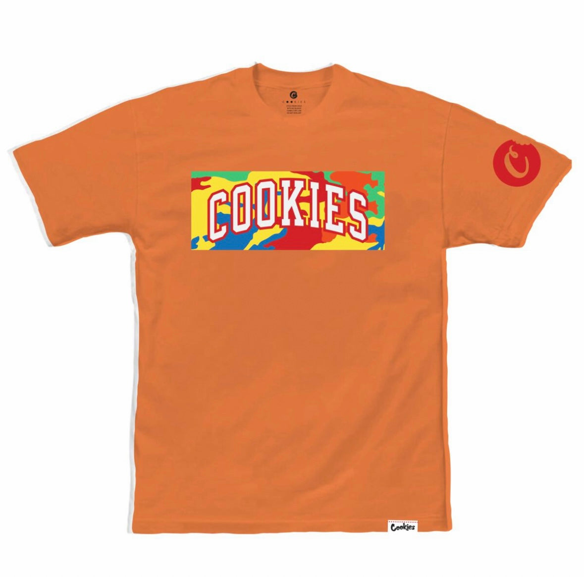 Cookies - Orange / White Tee