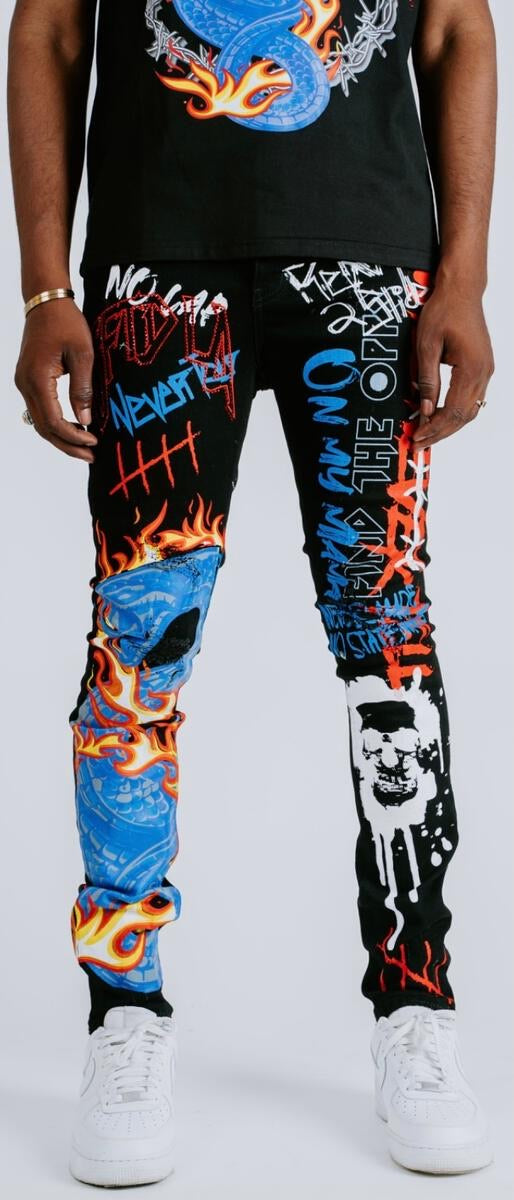 GFTD - MATRIX BLK (MATRIX BLK) Black Jean