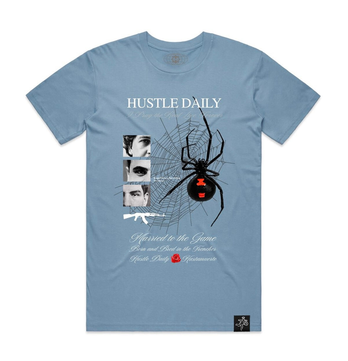 Hasta - Hustle Daily Sky Blue Tee
