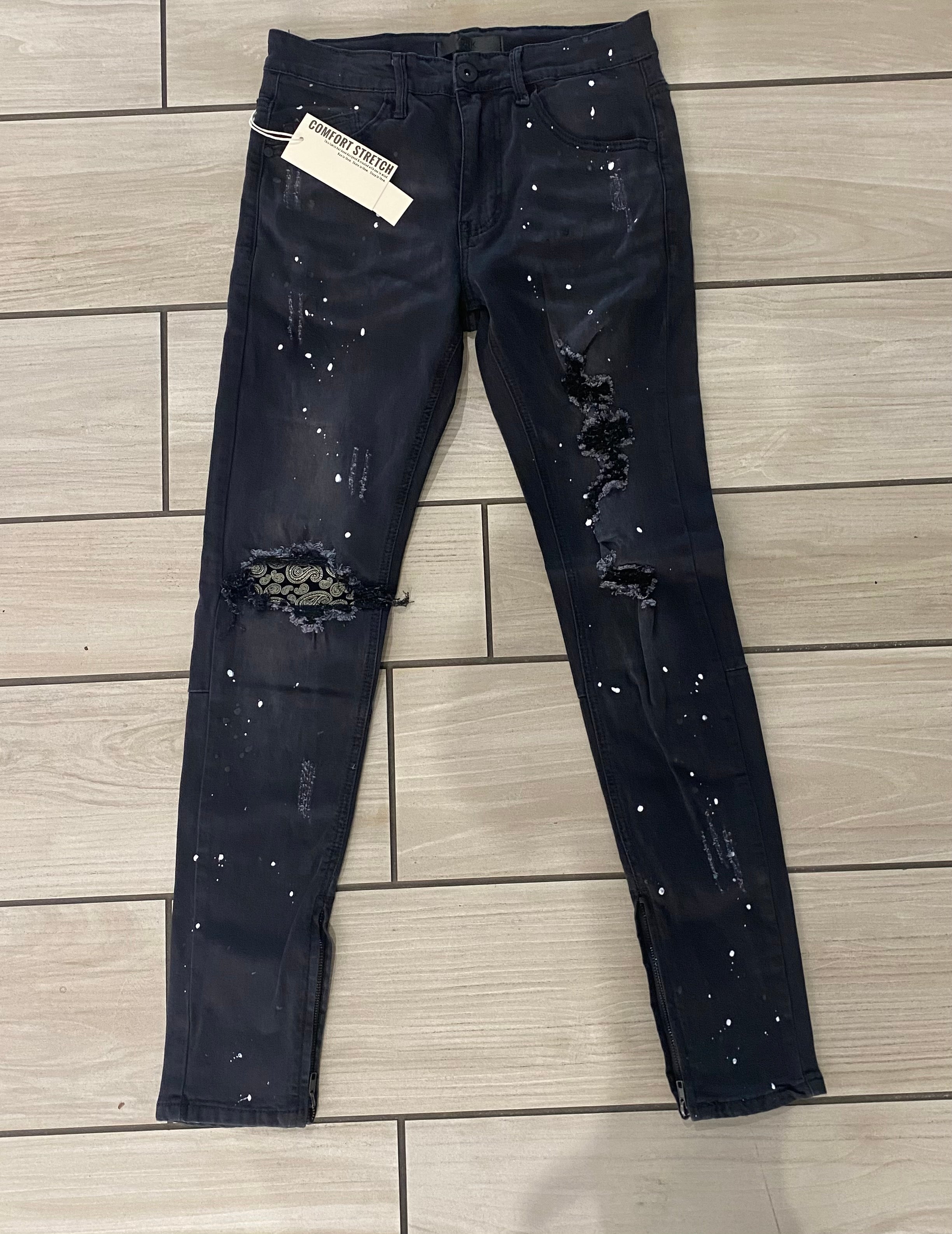 KDNK - Style NO : KND4311 Col LT Black Jean