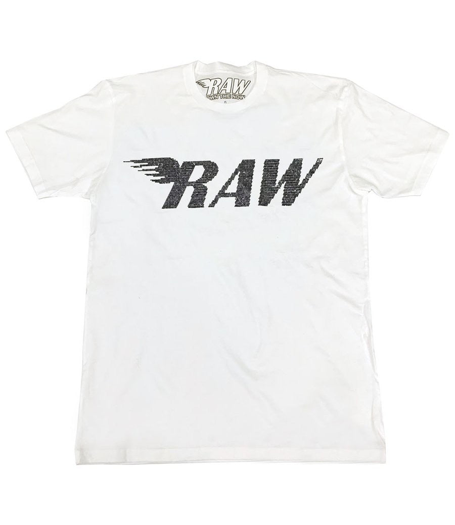 Rawalty - BLING Raw Black White Black Tee