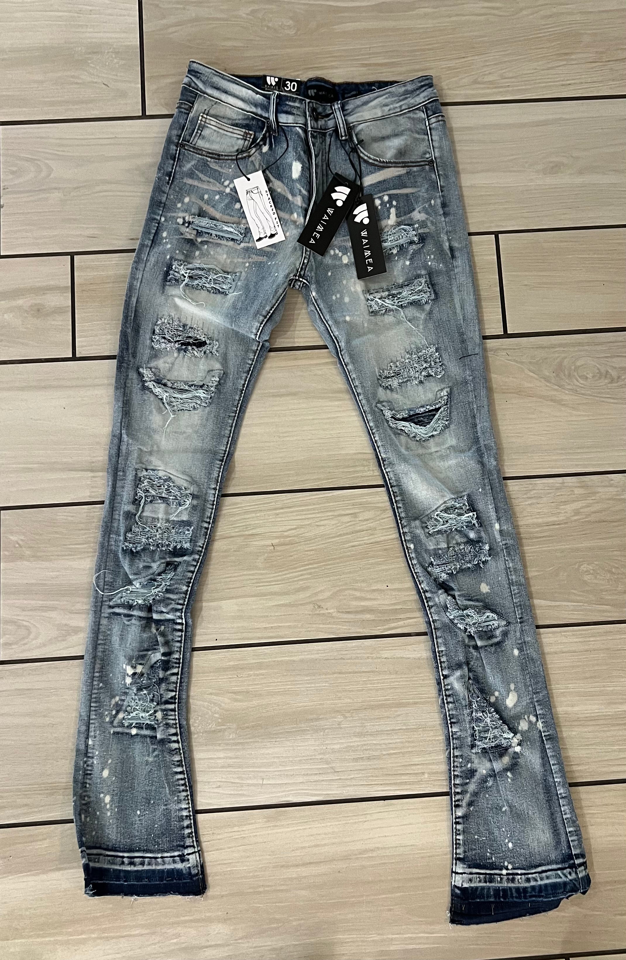 Waimen - M5218D Light Stone Jean