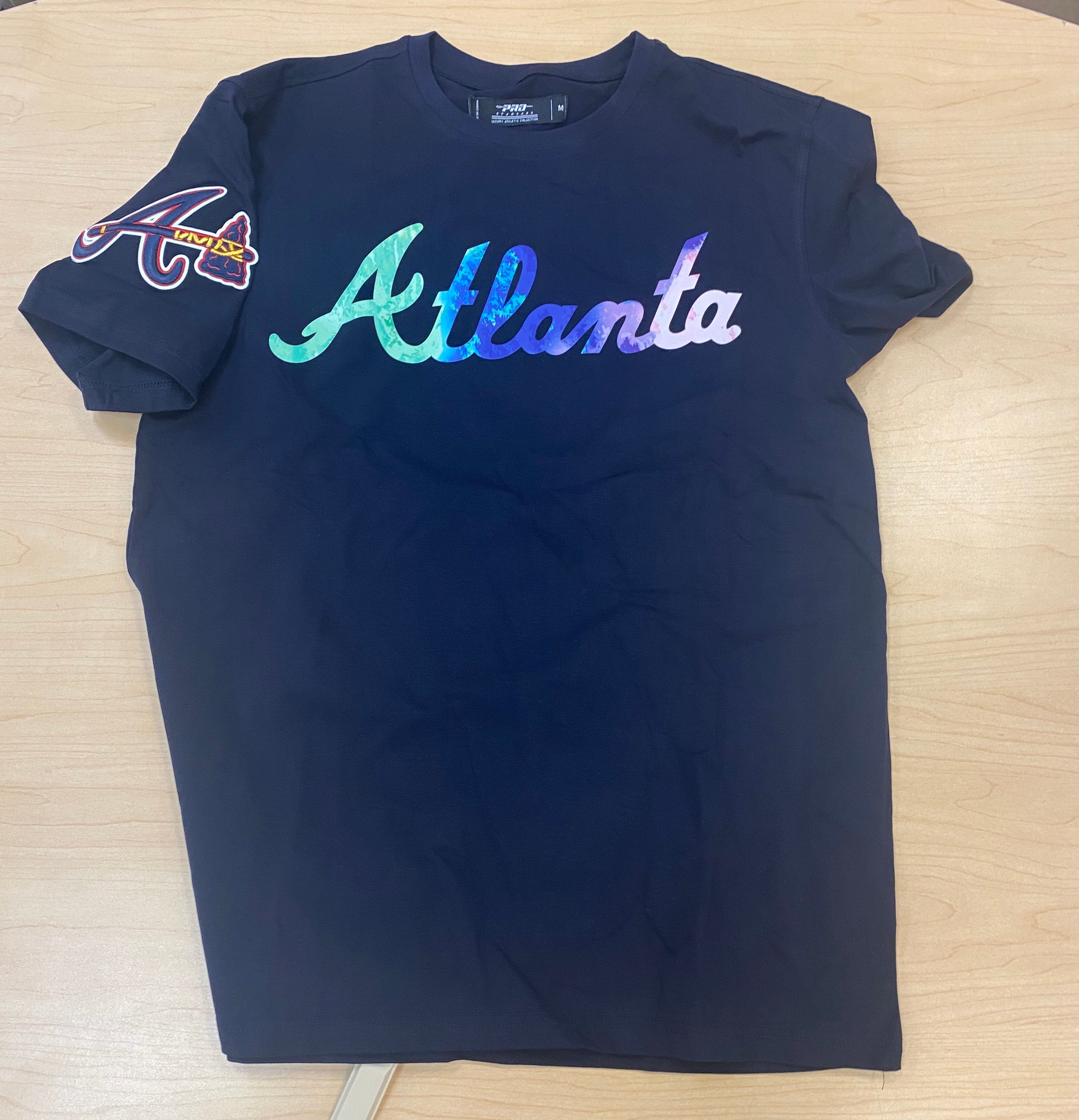 Pro Standard- Atlanta Braves Black Tye Dye Tee