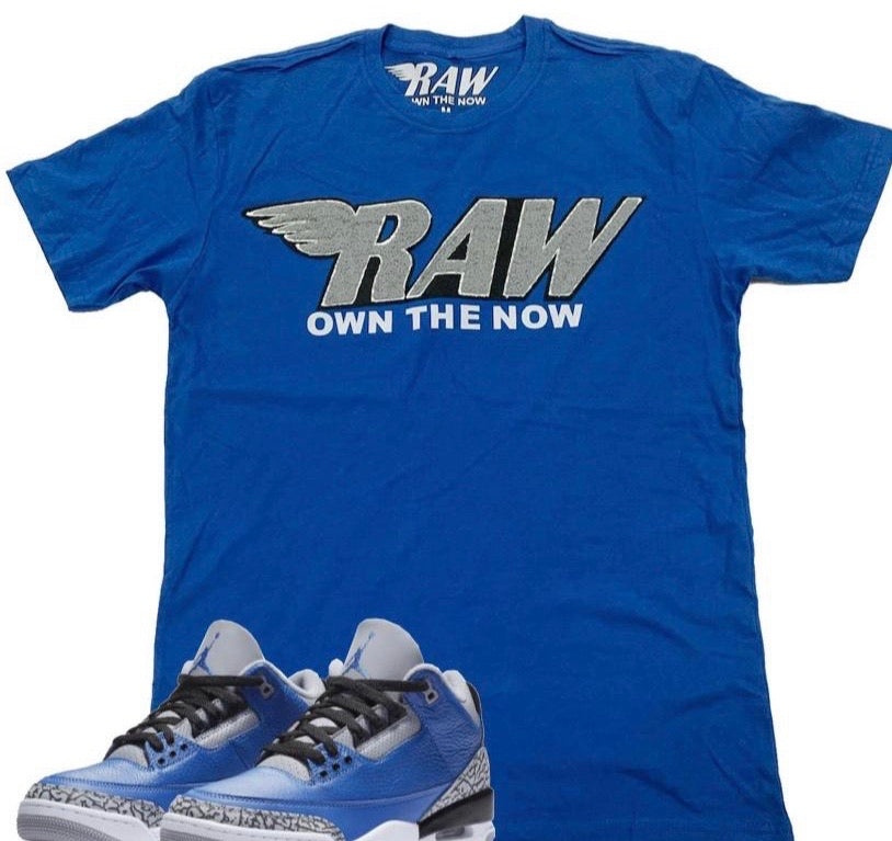 Rawyalty - RAW Royal / Grey Tee