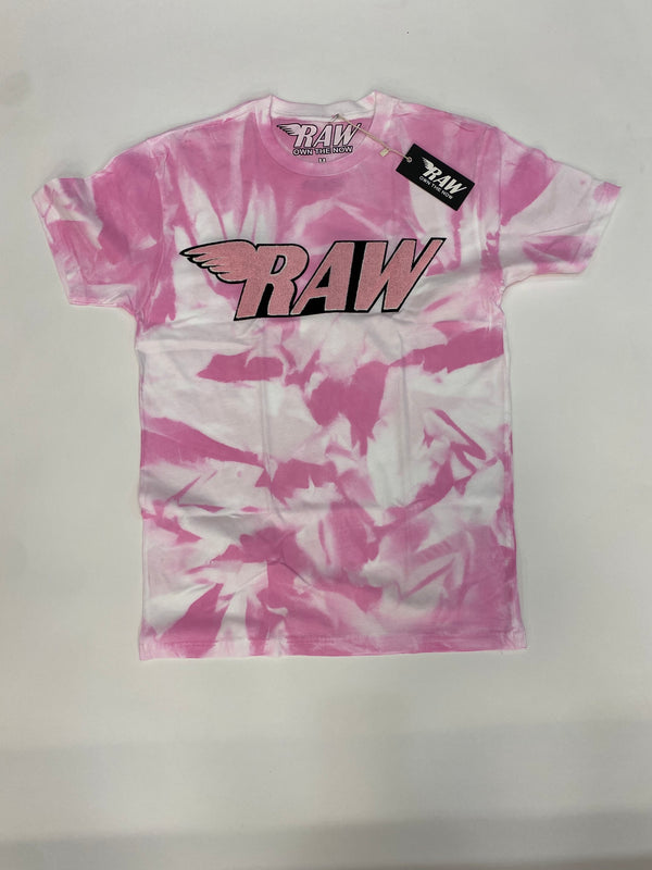 Rawalty - RAW Tye Dye Pink Tee