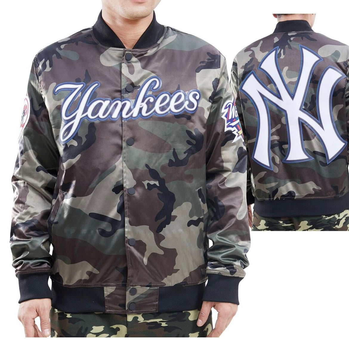 Pro standard - New York Yankees Camo Satin Jacket