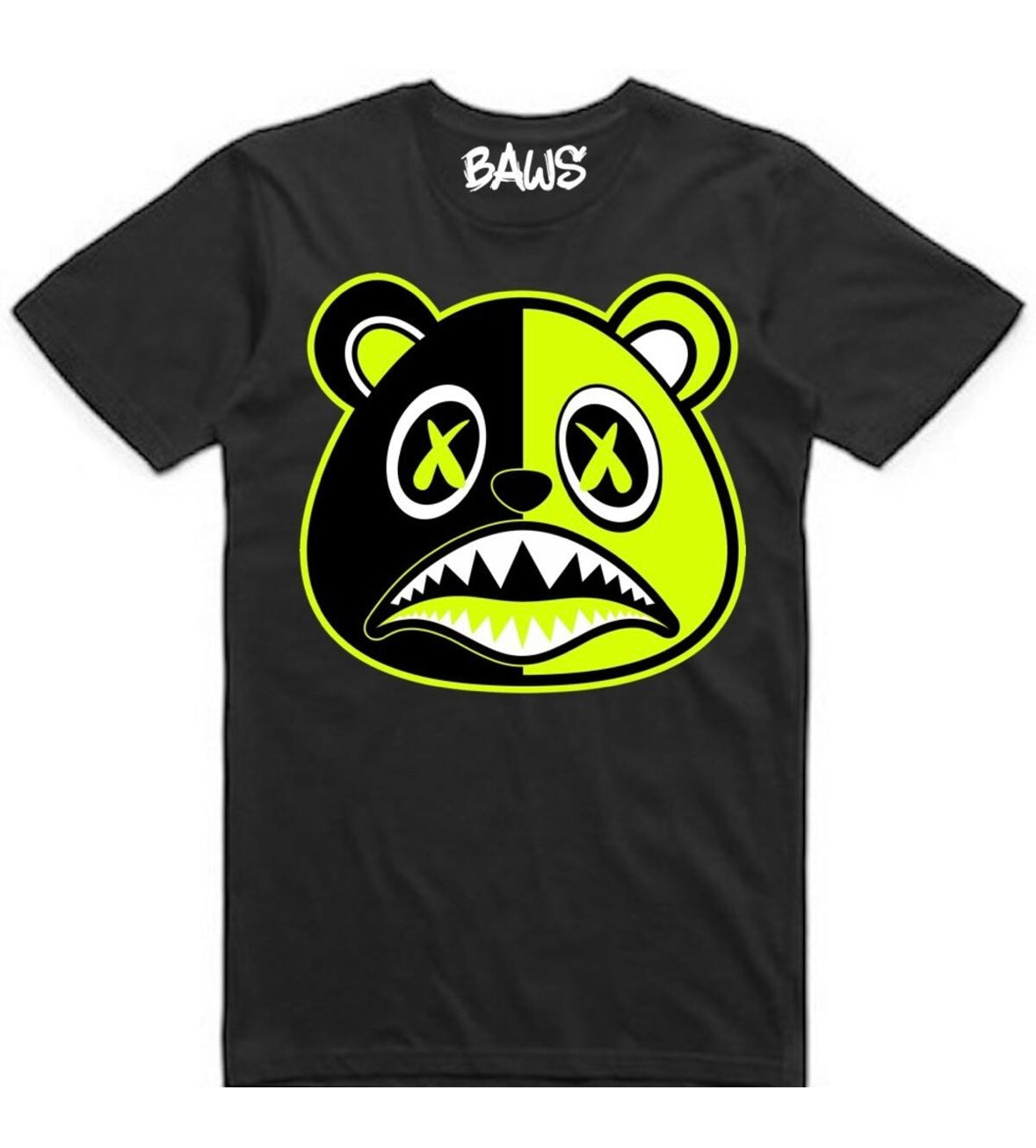 Baws - Scar Black Neon Tee