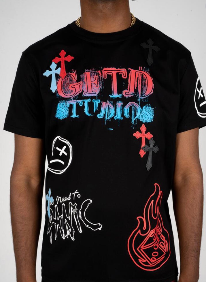 GFTD - GT Chrome Black Tee