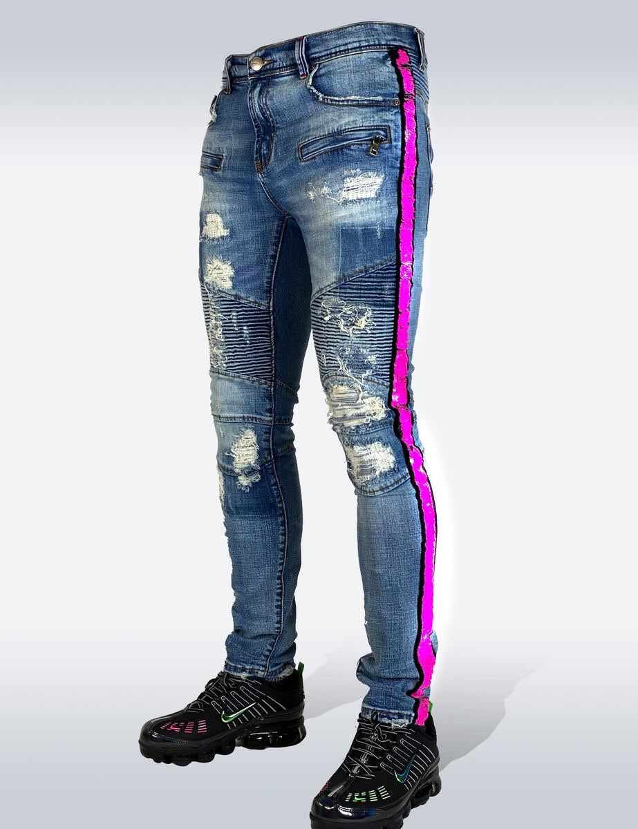 Preme - Pink Sequin Side Tape (PR-WB-707)