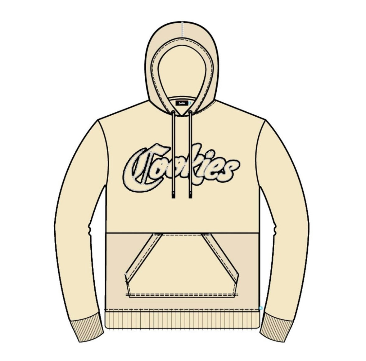 Cookies - Hoody Caviar Khaki Tan