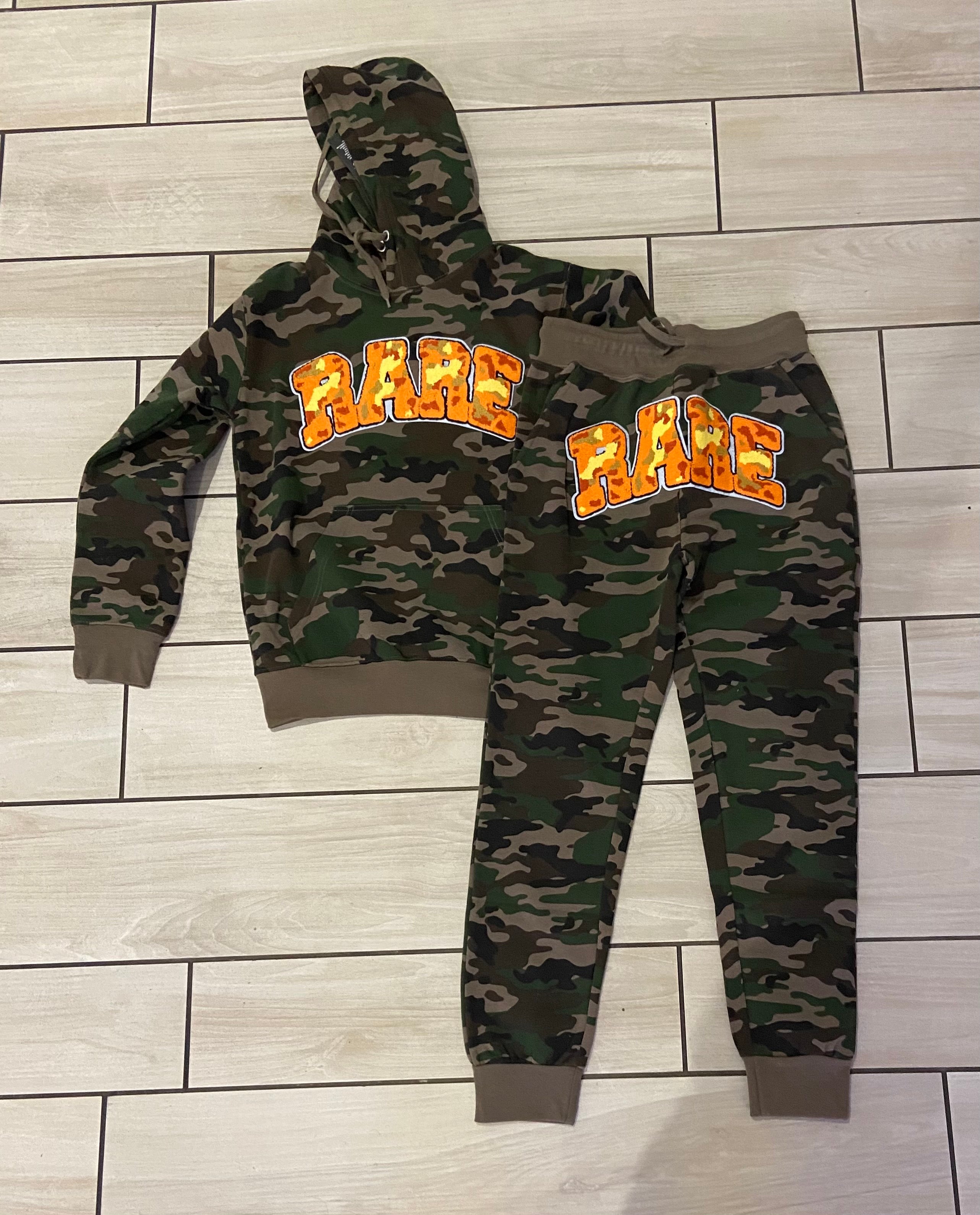 Rawalty - RARE Camo Orange Jogging Set