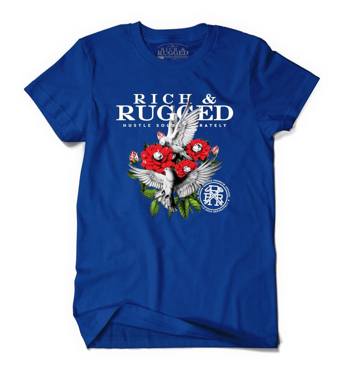 Rich & Rugged - Flippin Birds 2.0 Royal Tee