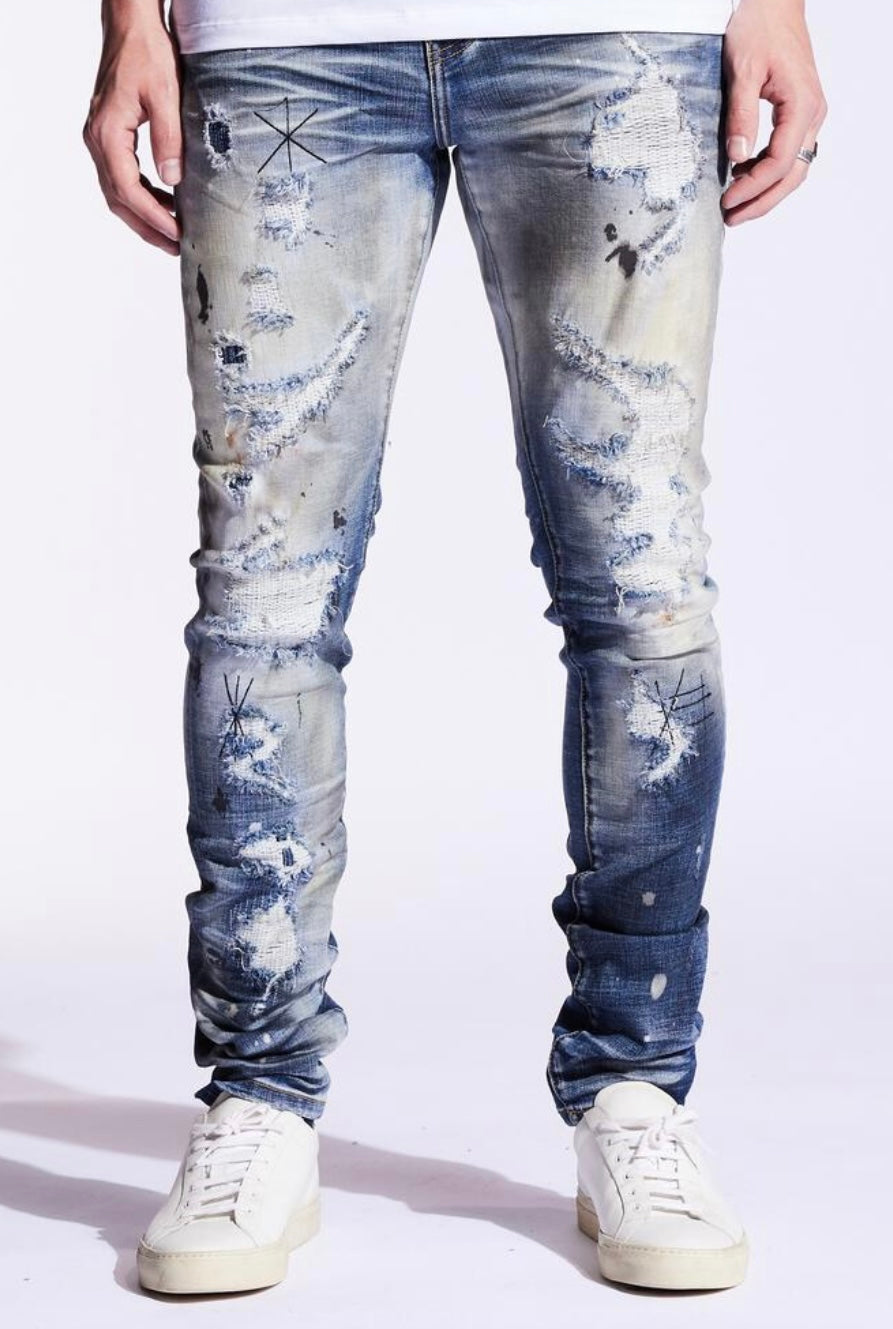 Embellish - JONI STANDARD EMBF121-107 Blue Jean