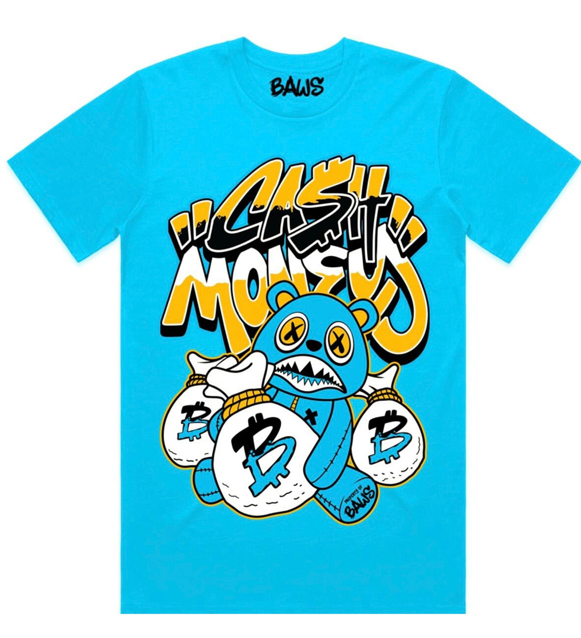 Aqua Cash Money Baws : Aqua Sneaker Shirt