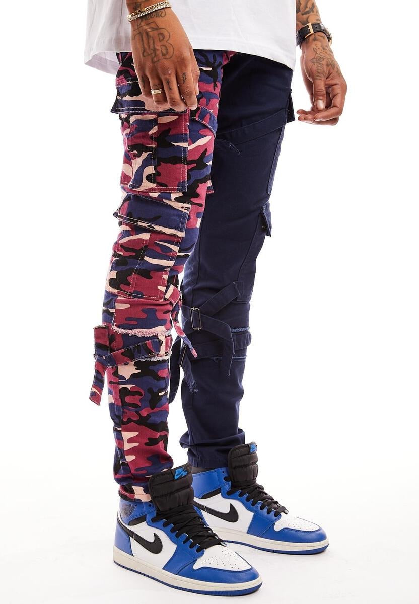 Reelstic - Navy / Purple / White Denim