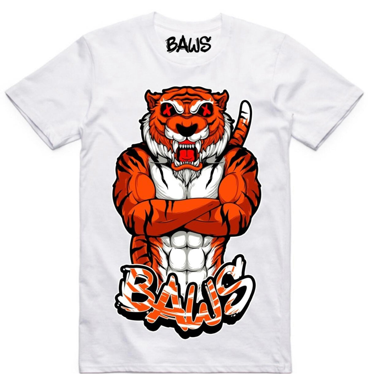 Baws - Tiger White Tee