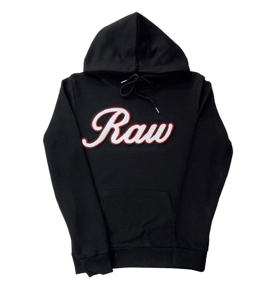 Rawalty Hoody RAW Black / White / Red Empire Clothing Shop