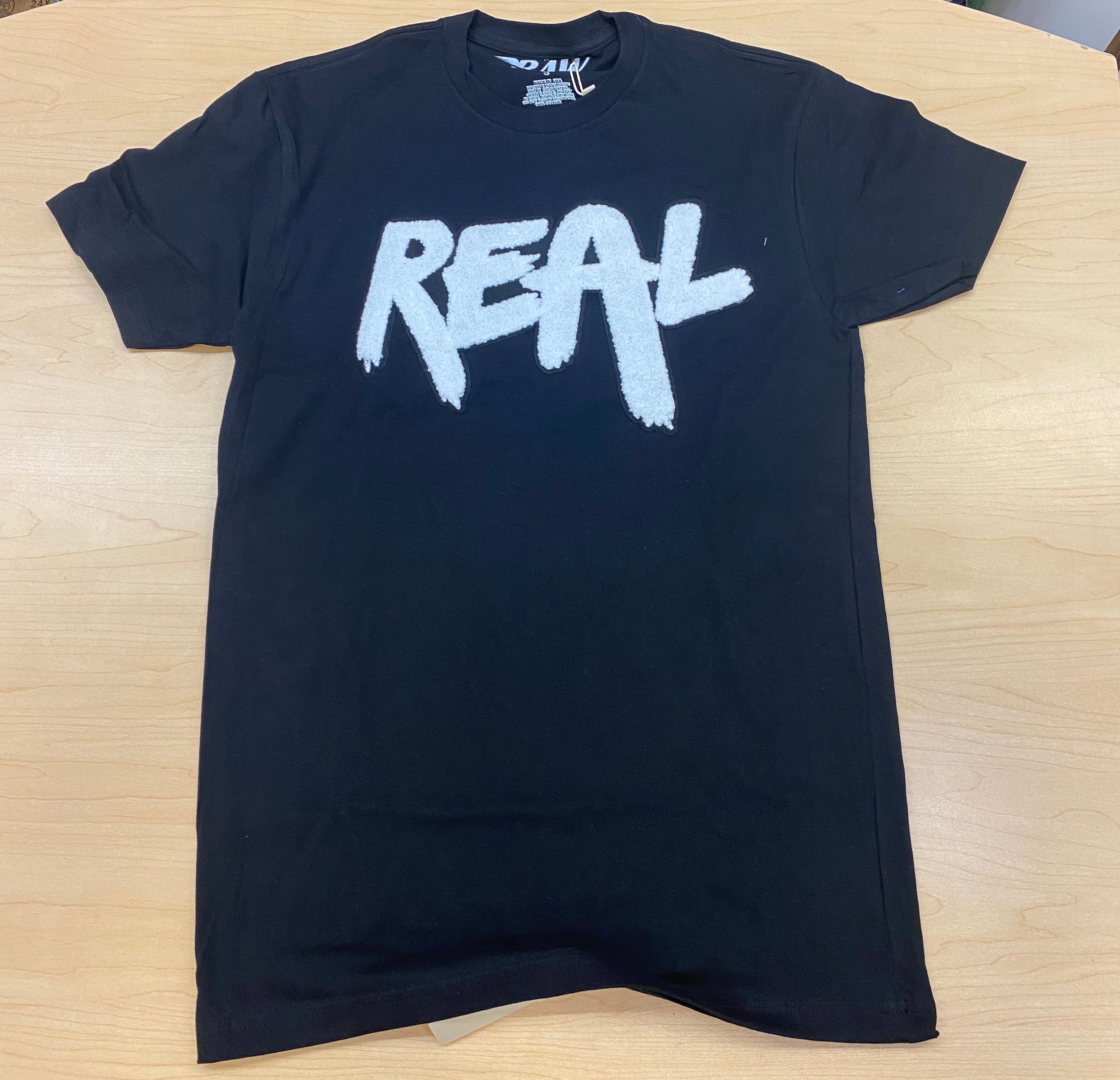 Rawalty - Real Black White Tee