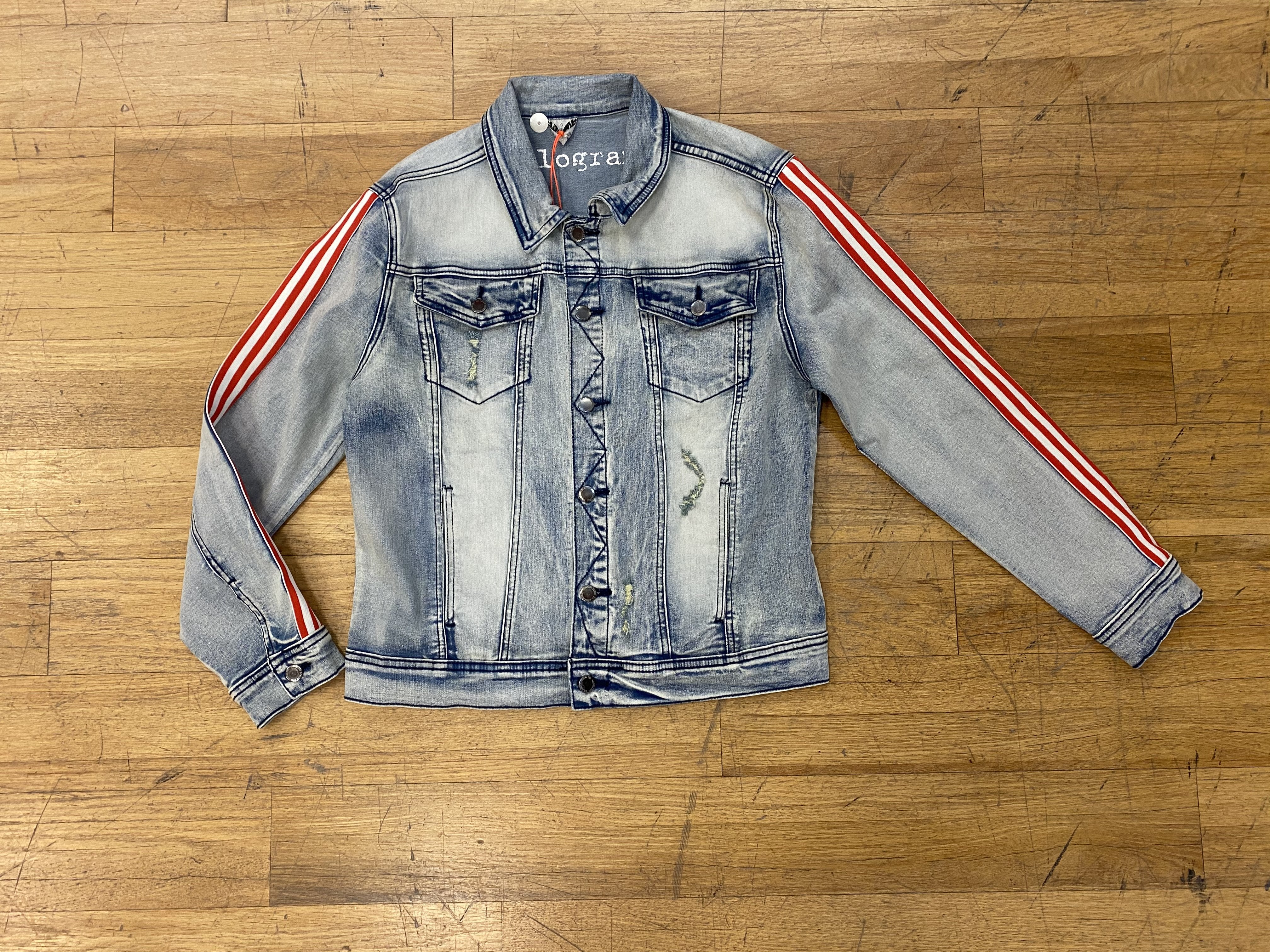 Kilogram - Denim Red Stripe Jacket
