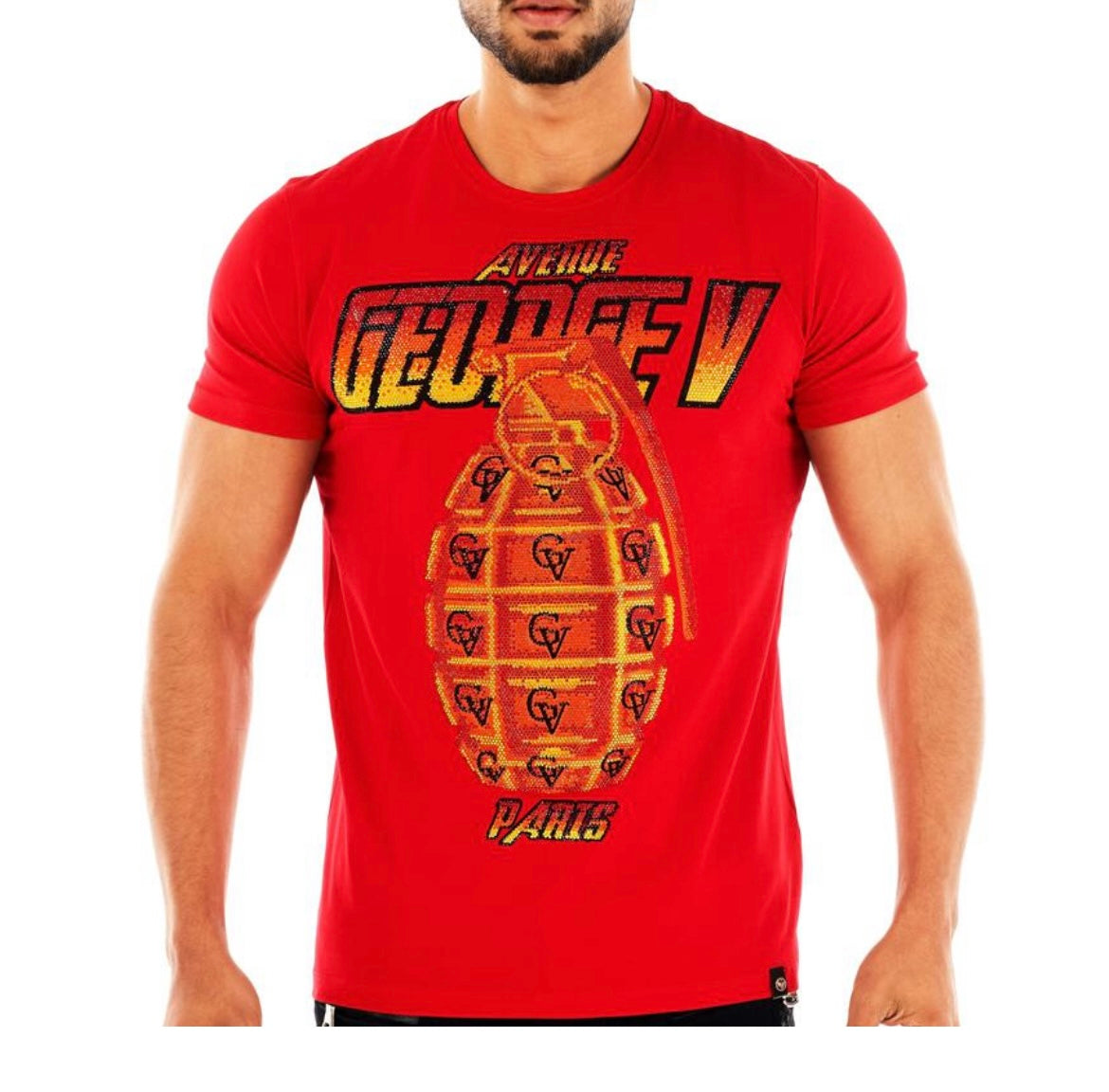 George V - grenade Red Tee
