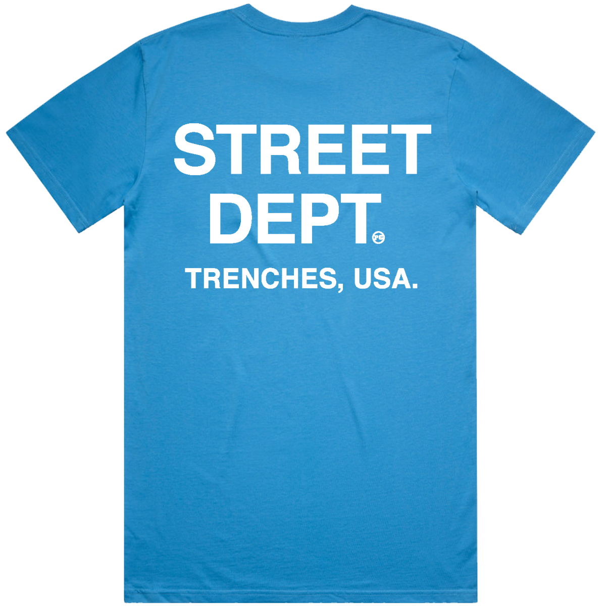 Street Dept - Sky Blue White Tee