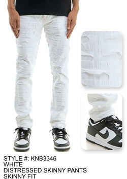 KDNK - KNB3346 White Jean