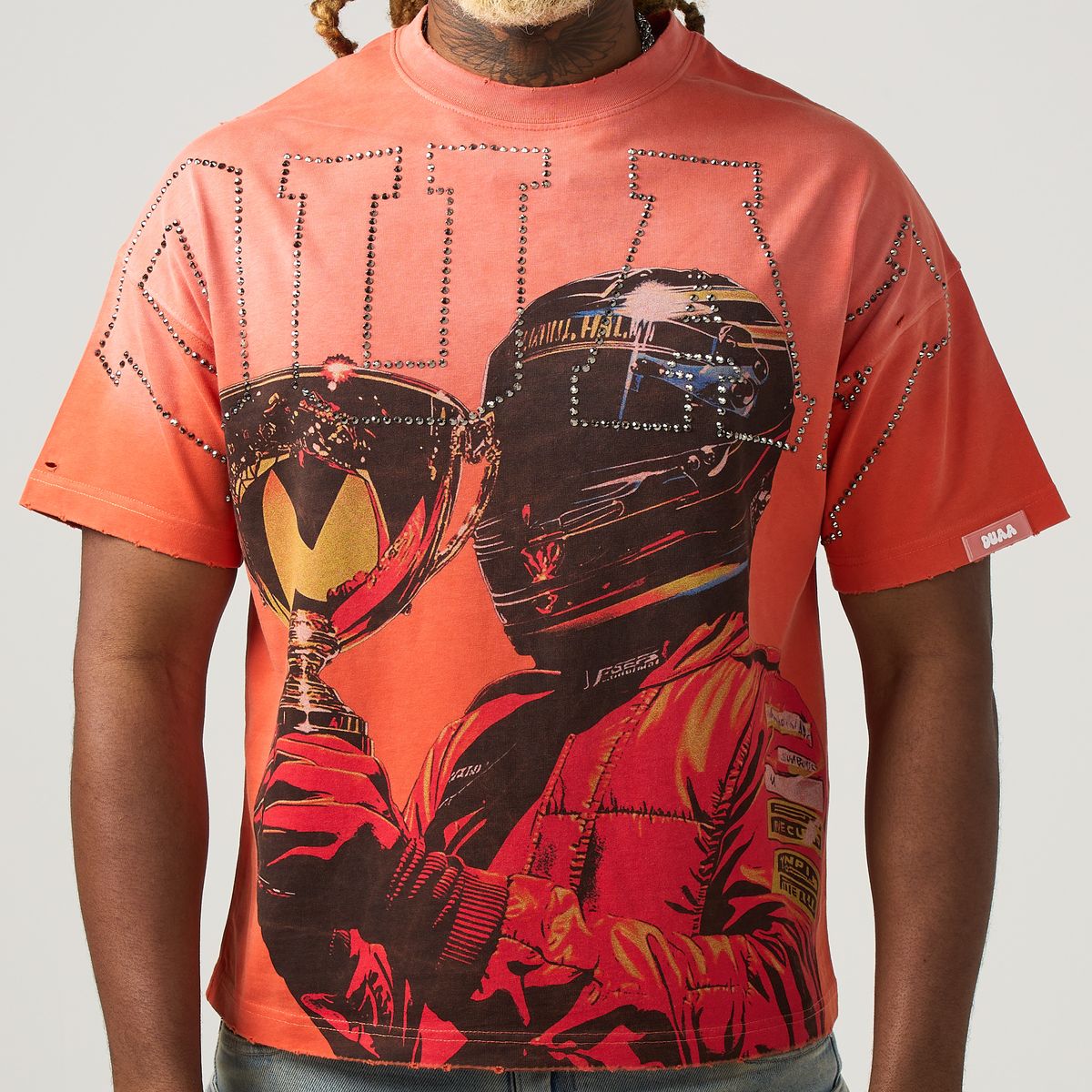 Duaa - Trophy Driver Orange Tee